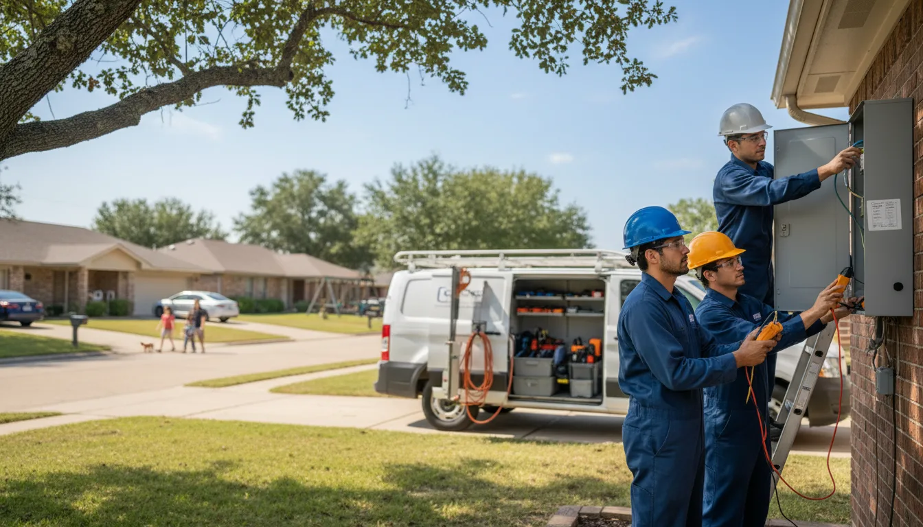 Certified electrician providing emergency electrical services in Alto, NM